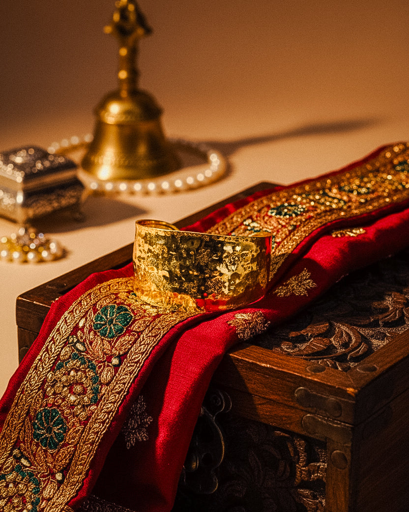 AGNI Textured Cuff Bracelet