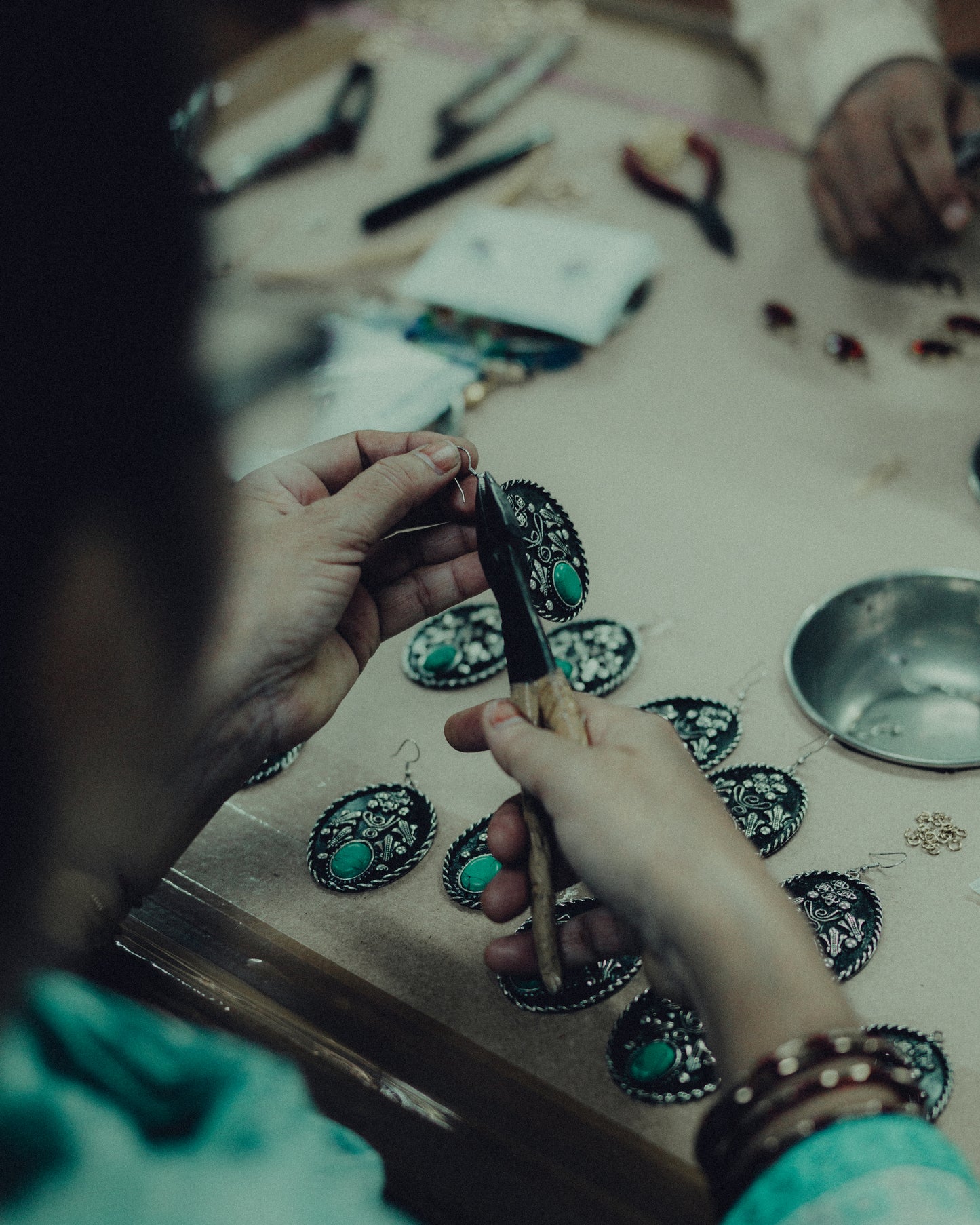 MAXIMALIST Blue Moon Oval Earrings