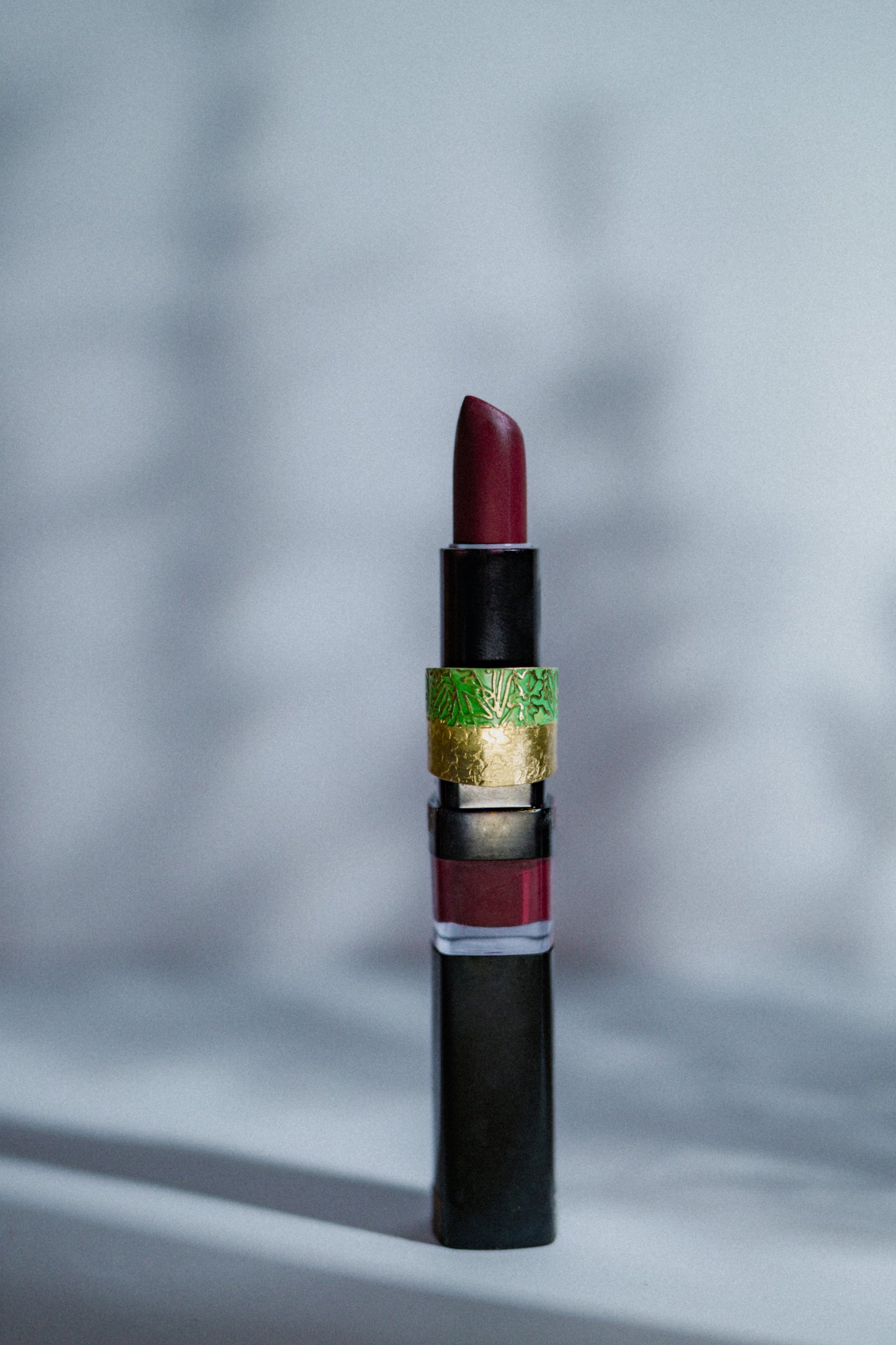 AGNI Two Toned Ring Green