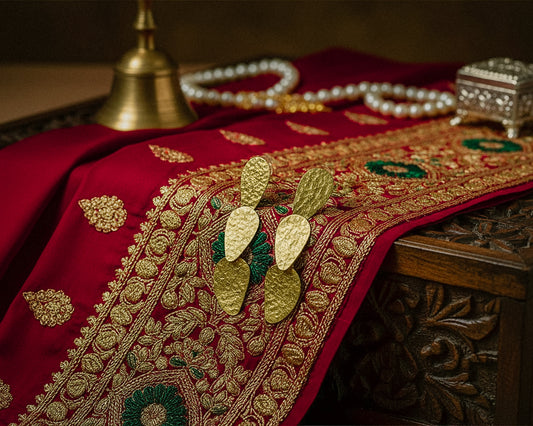 AGNI Tiered Drop Earrings