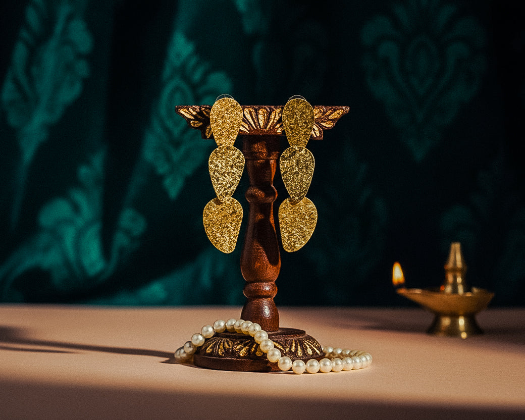 AGNI Tiered Drop Earrings