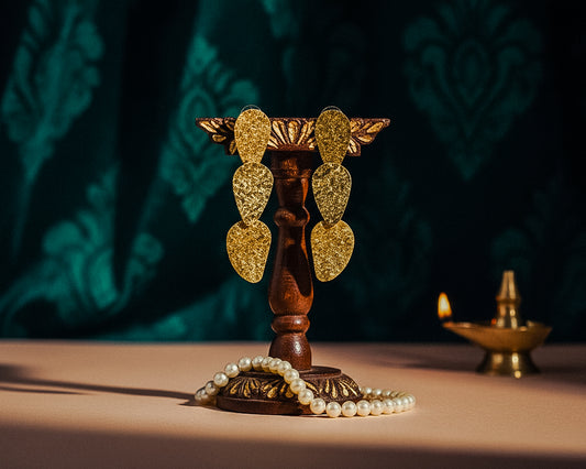 AGNI Tiered Drop Earrings