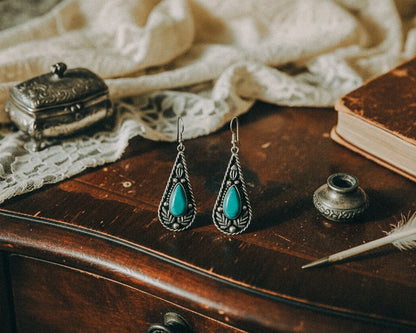 MAXIMALIST Blue Drop Earrings