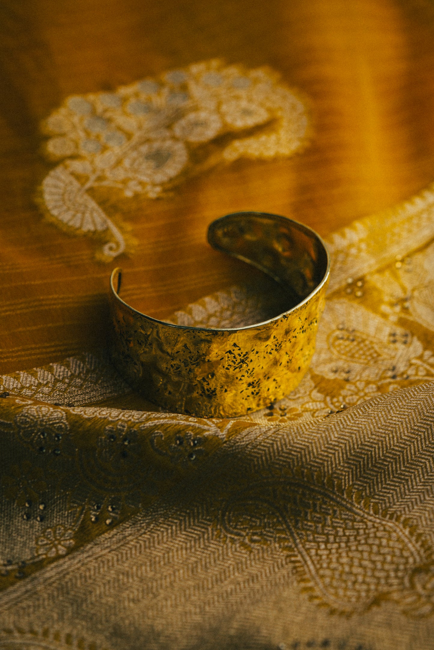 AGNI Textured Cuff Bracelet