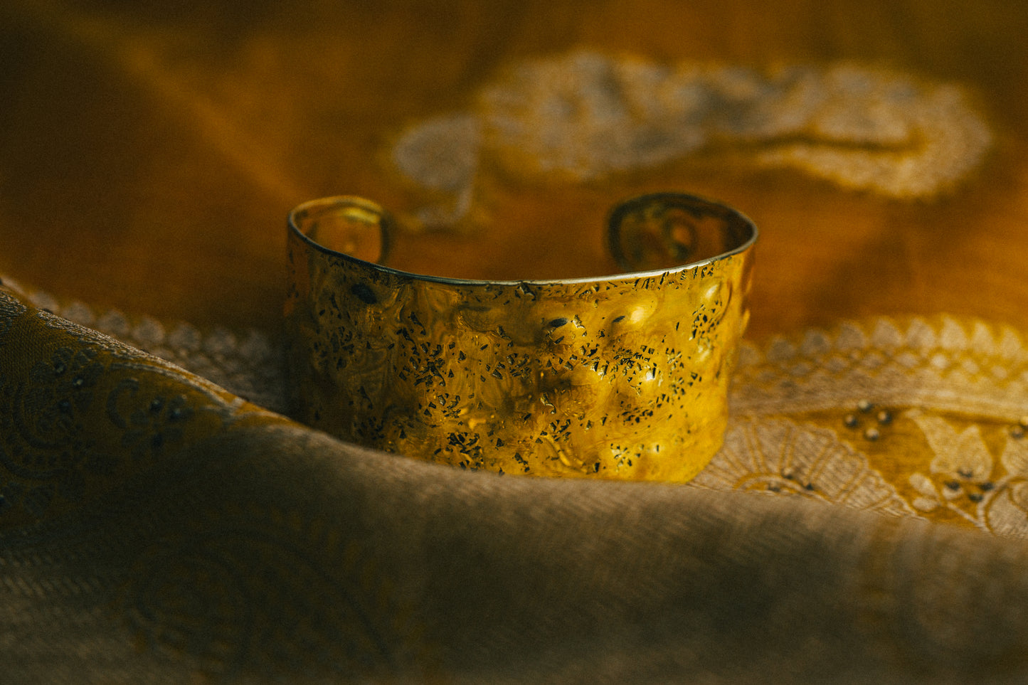 AGNI Textured Cuff Bracelet